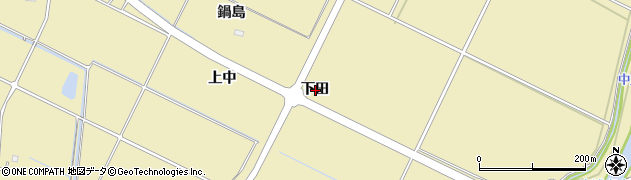 宮城県名取市小塚原下田周辺の地図