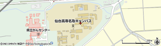 仙台高等専門学校・名取キャンパス施設課ＦＡＸ周辺の地図