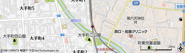 宮城県名取市増田（町西裏）周辺の地図