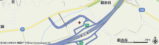 宮城県村田町（柴田郡）菅生（新堀）周辺の地図