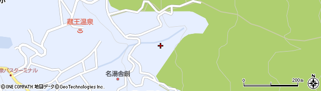 山形県山形市蔵王温泉周辺の地図