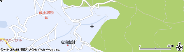 山形県山形市蔵王温泉周辺の地図