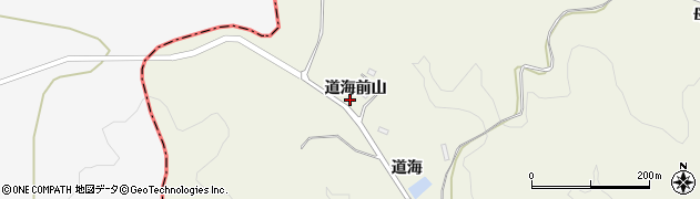 宮城県柴田郡村田町菅生道海前山周辺の地図