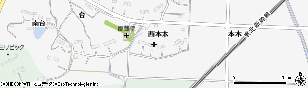 宮城県名取市高舘川上（西荒井）周辺の地図