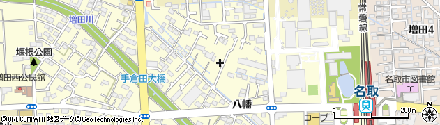 名取市手倉田字八幡494 タカハシ駐車場周辺の地図