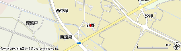 宮城県名取市小塚原辻野周辺の地図