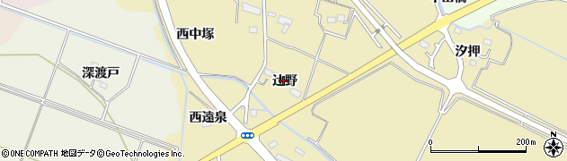 宮城県名取市小塚原（辻野）周辺の地図