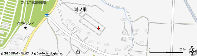 宮城県名取市高舘川上鴻ノ巣周辺の地図