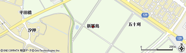 宮城県名取市閖上（新狐島）周辺の地図