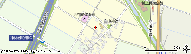 新潟県村上市九日市周辺の地図