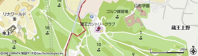 蔵王ゴルフ株式会社周辺の地図