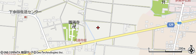 宮城県名取市下余田（成田）周辺の地図