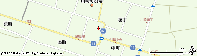 みやぎ仙南農業協同組合　川崎支店周辺の地図