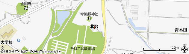 宮城県名取市高舘川上北台周辺の地図