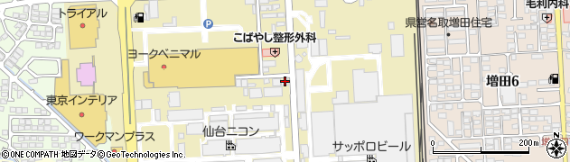 クリーニングサービストーヨー田高店周辺の地図