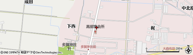 宮城県名取市高柳圭田250周辺の地図