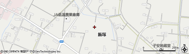 宮城県名取市下余田飯塚周辺の地図