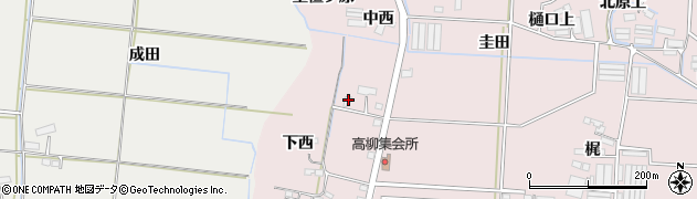 宮城県名取市高柳下西13周辺の地図