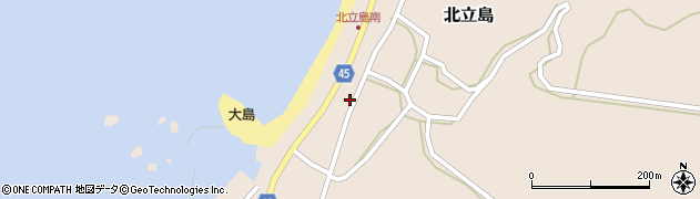 新潟県佐渡市北立島478周辺の地図