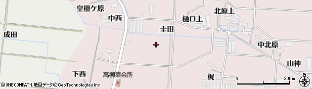 宮城県名取市高柳周辺の地図