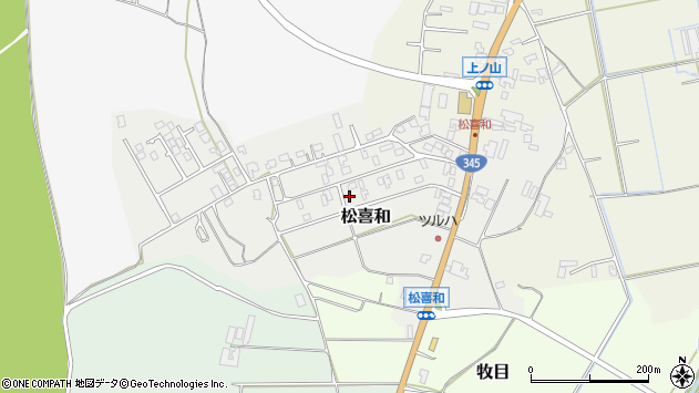 〒959-3428 新潟県村上市松喜和の地図