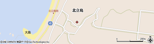 新潟県佐渡市北立島603周辺の地図
