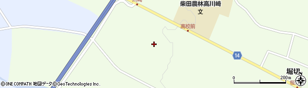 宮城県川崎町（柴田郡）前川（水堂神）周辺の地図