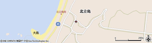 新潟県佐渡市北立島568周辺の地図