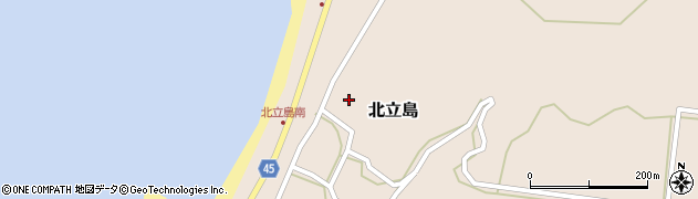 新潟県佐渡市北立島523周辺の地図