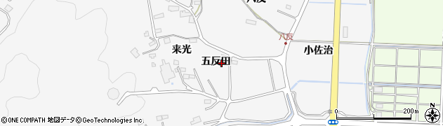 宮城県名取市高舘川上（五反田）周辺の地図