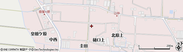 宮城県名取市高柳圭田周辺の地図