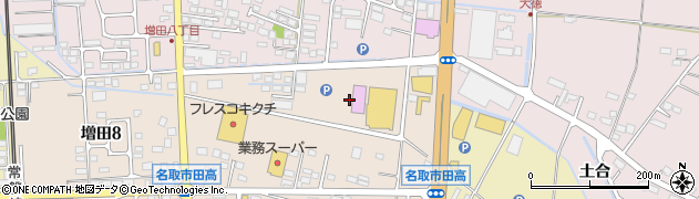 マルハン名取店周辺の地図