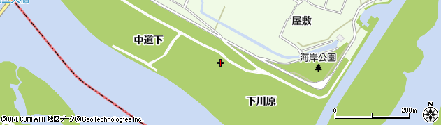 宮城県仙台市若林区藤塚（下川原）周辺の地図