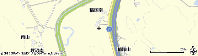 宮城県仙台市太白区坪沼（稲塚南）周辺の地図