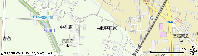 宮城県名取市高舘吉田（東中在家）周辺の地図