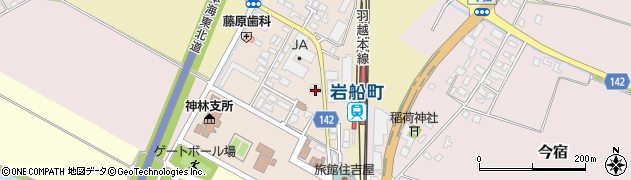 新潟県村上市岩船駅前18周辺の地図