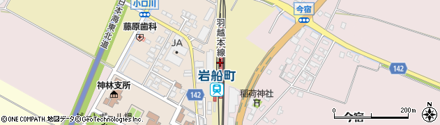 岩船町駅周辺の地図