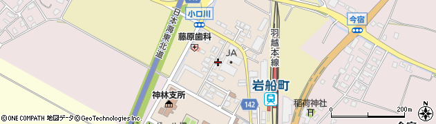新潟県村上市岩船駅前28周辺の地図