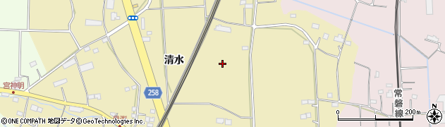 宮城県名取市田高周辺の地図