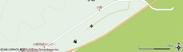 宮城県川崎町（柴田郡）小野（町裏）周辺の地図