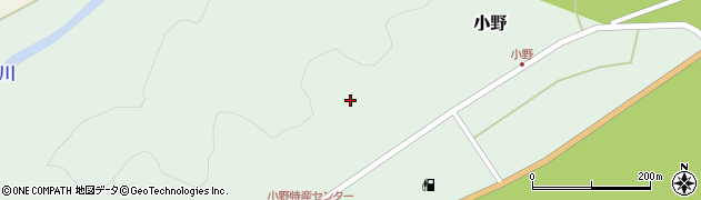 宮城県柴田郡川崎町小野笹平山周辺の地図
