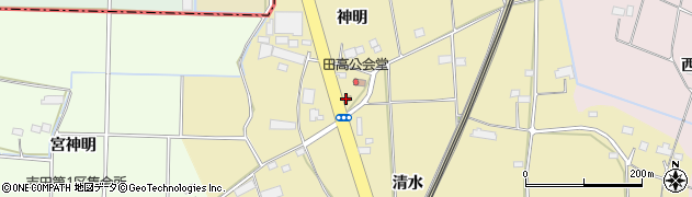 吉野家 柳生店周辺の地図