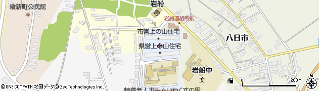 新潟県村上市上の山周辺の地図