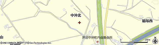 宮城県仙台市太白区坪沼（中沖北）周辺の地図