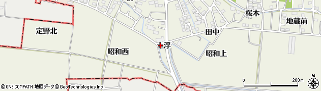 宮城県仙台市太白区四郎丸（土浮）周辺の地図