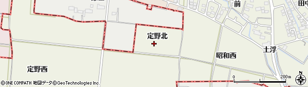宮城県仙台市太白区袋原（定野北）周辺の地図