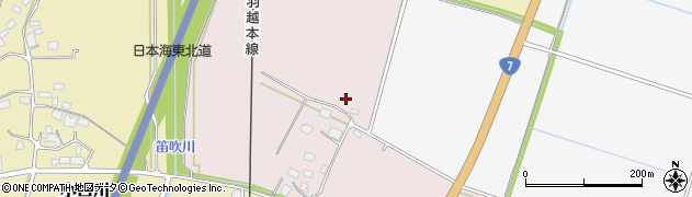 新潟県村上市高御堂周辺の地図