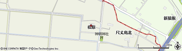 宮城県仙台市太白区四郎丸松原周辺の地図