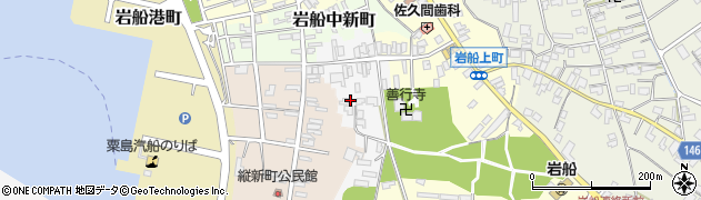 新潟県村上市岩船新田町周辺の地図