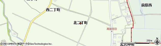 宮城県名取市高舘吉田（北二丁町）周辺の地図